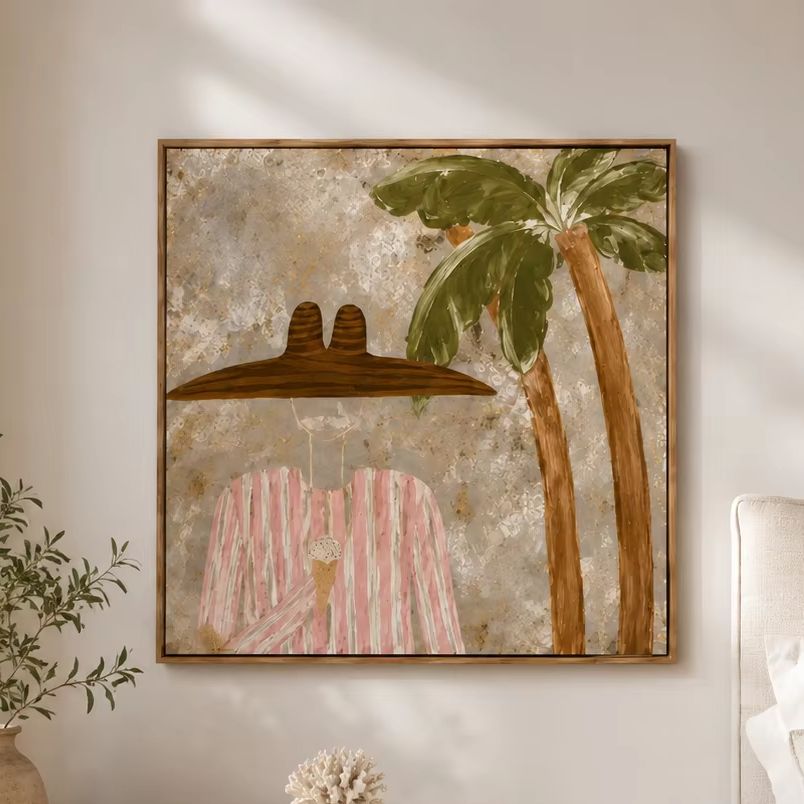 Photography Pose - Abstract Cowboy Oil Paintings: Modern Western