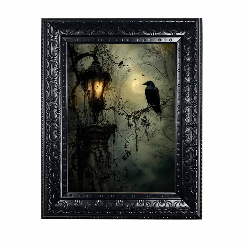 Photography Pose - Halloween Wall Art, Framed Canvas Wall