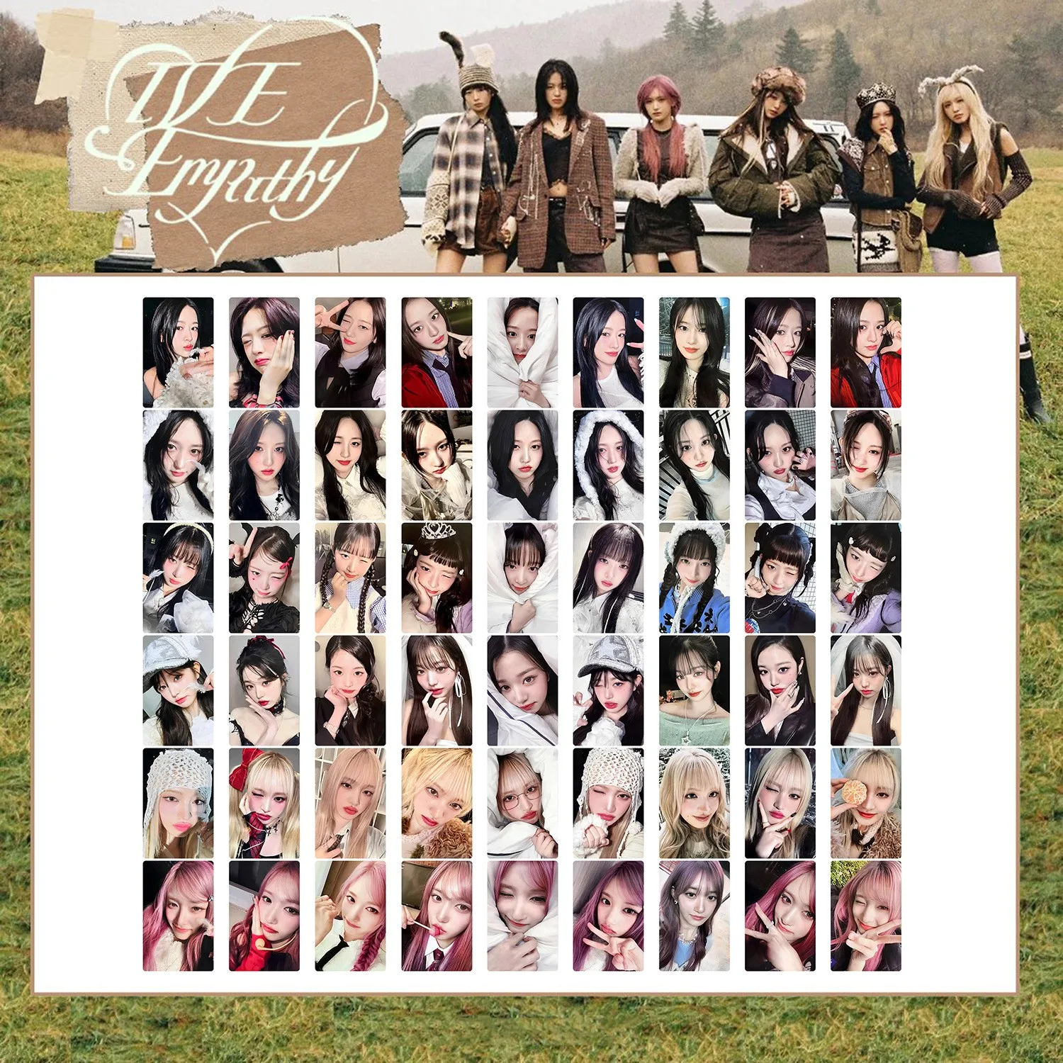Photography Portfolio - Kpop Album Photo Card Lomo Card