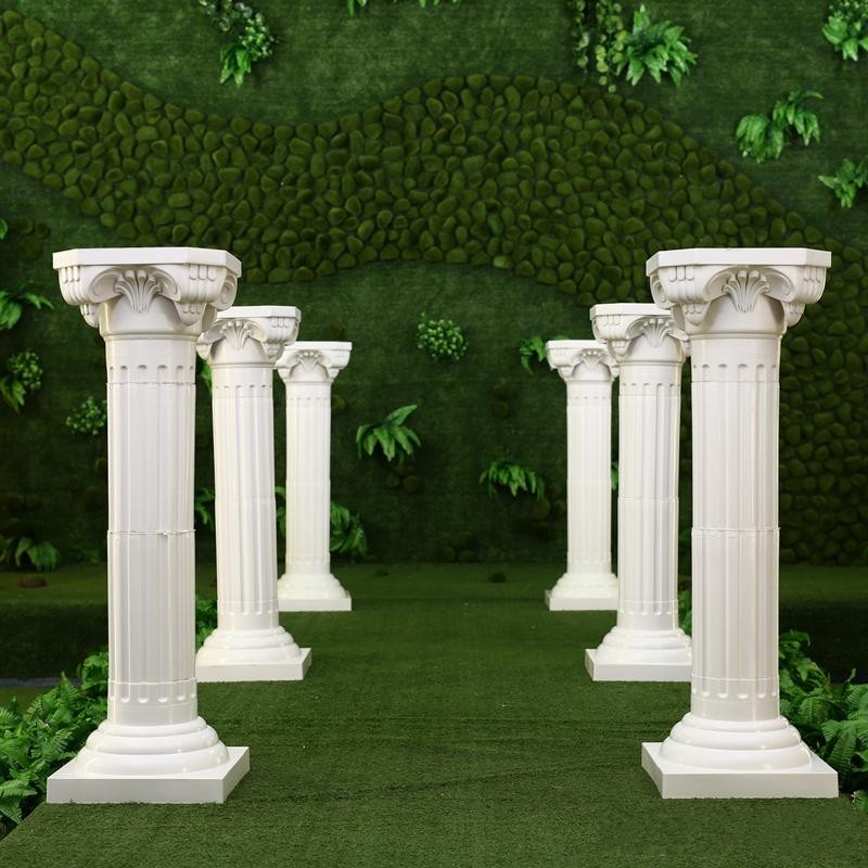Photography Aesthetic - 65cm 113cm White Plastic Roman Column