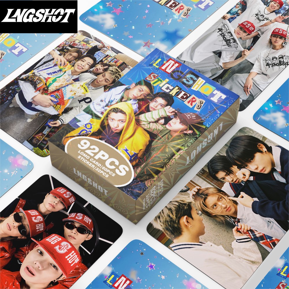 Photography Portfolio - 60+32PCS/SET NEW KPOP LNGSHOT,Hip-hop,Debut Album SHOT