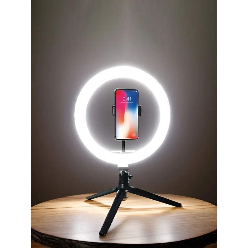 Photography Darkroom - Desiontal 26cm Ring Light with Tripod