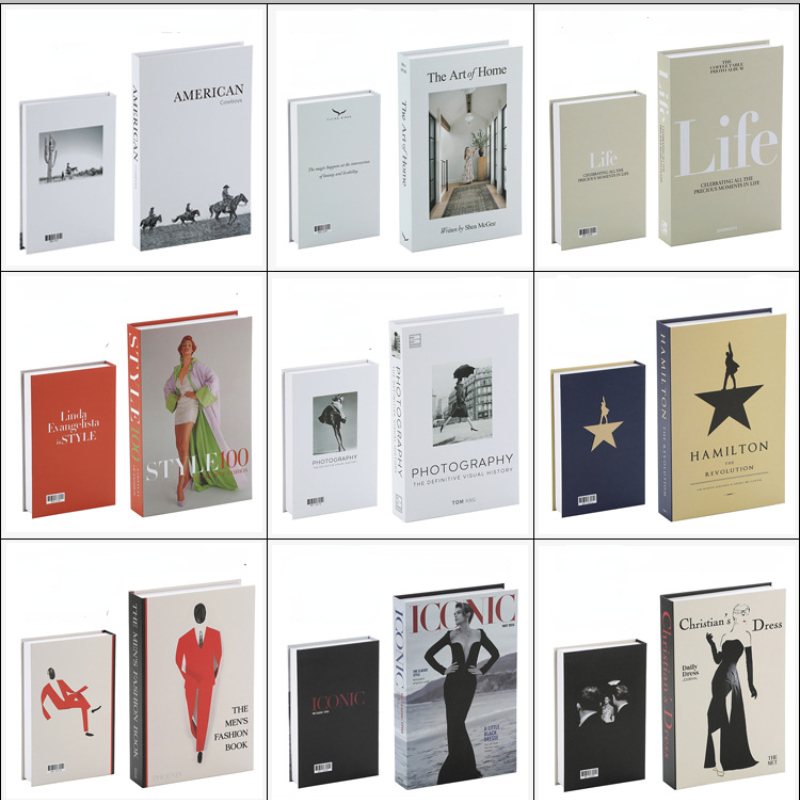 Photography Magazine - Fashion Fake Books for Home Decoration