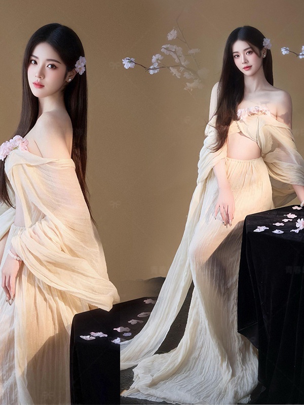 Photography Zen - Retro Style Long Dress Chinese Photography