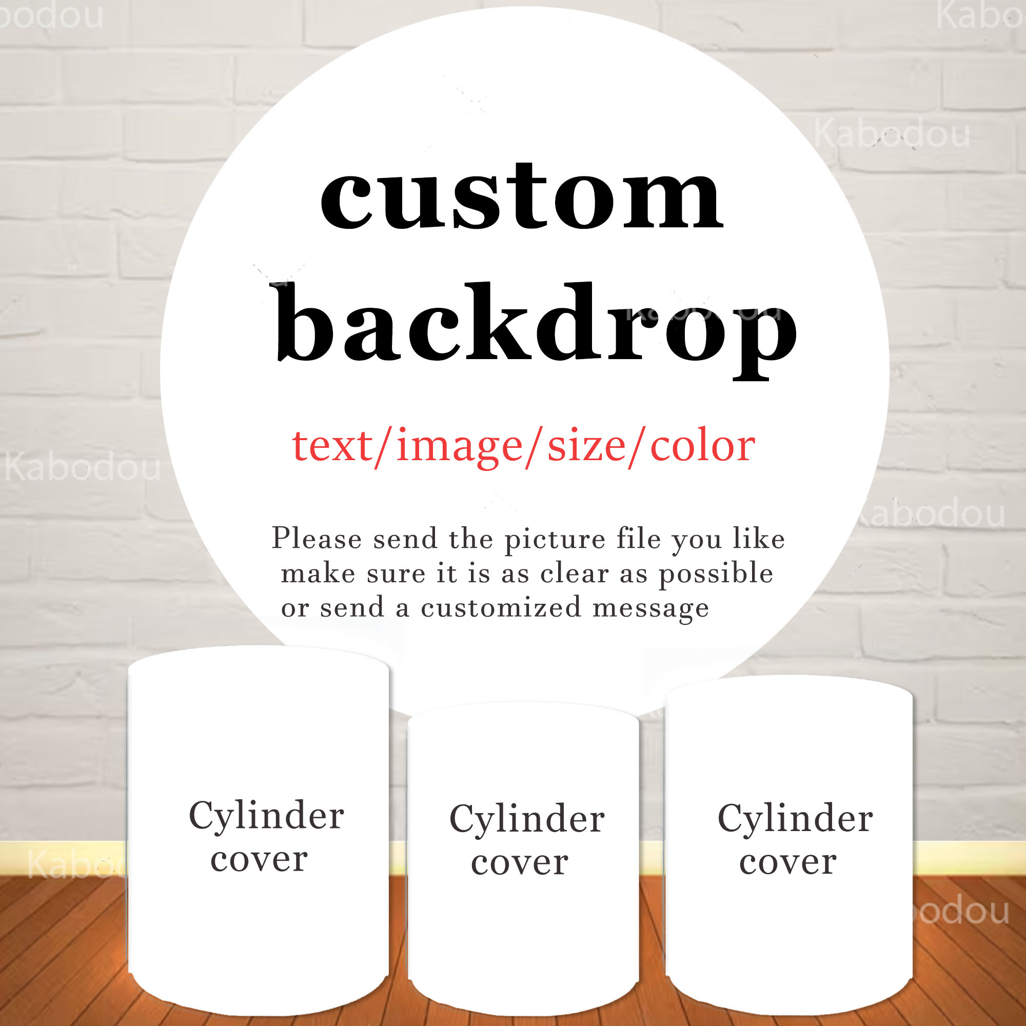 The Custom Round Backdrop  Cyl - огляд і ціна Photography Aesthetic