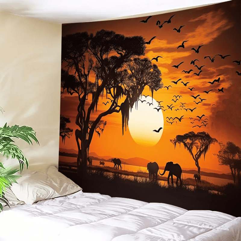 Serengeti Sunset Safari Tapest - огляд і ціна Photography Aesthetic