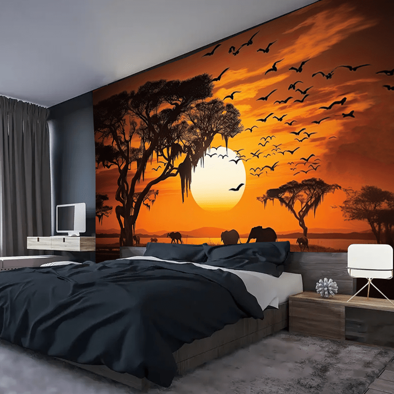 Serengeti Sunset Safari Tapest - огляд і ціна Photography Aesthetic