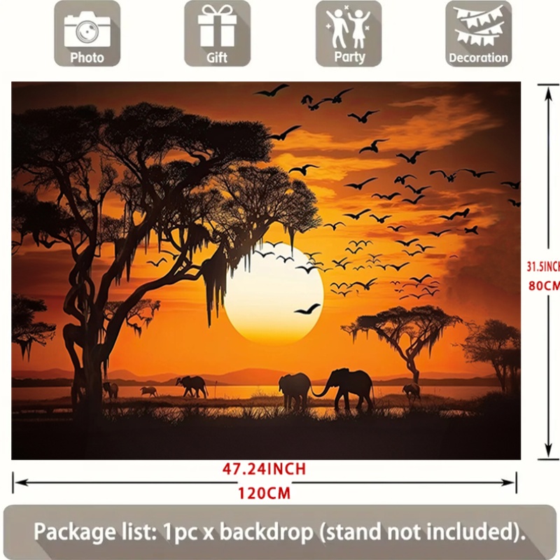 Serengeti Sunset Safari Tapest - огляд і ціна Photography Aesthetic