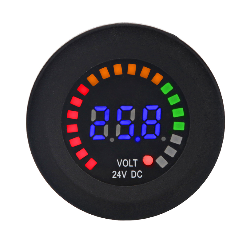 24V 12V DC Voltmeter Color LED - огляд і ціна Light Meter Incident