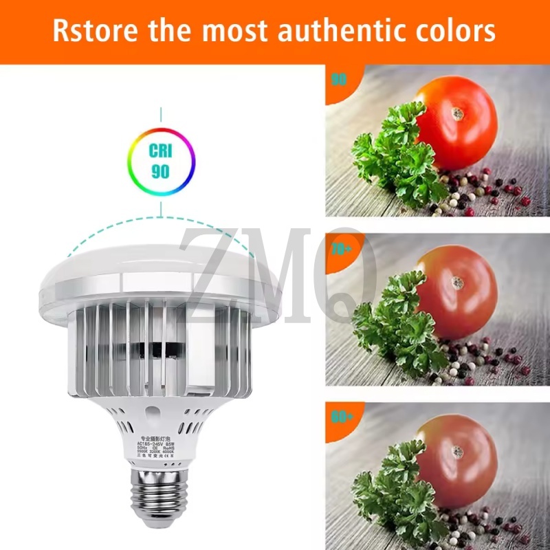 E27 85W 155W Lamp 3200K-5500K  - огляд і ціна Photography Day