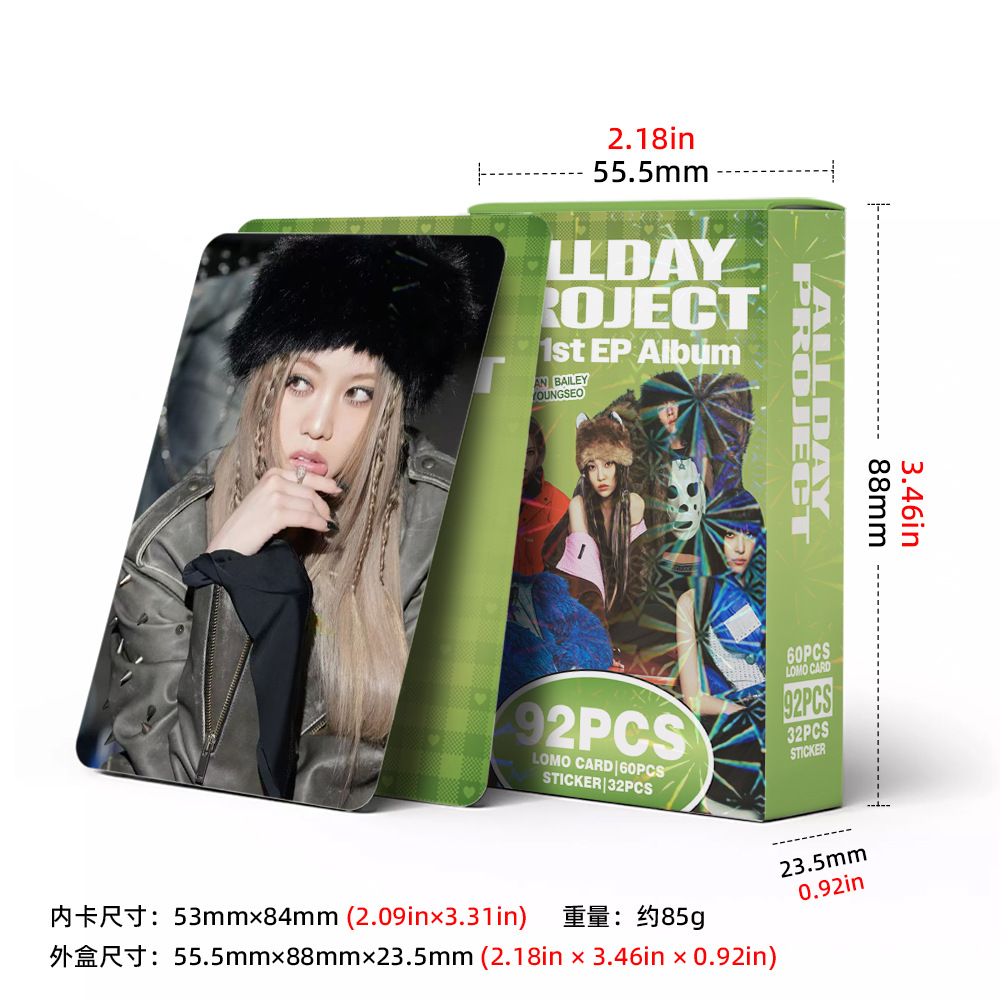 92Pcs/Set ALLDAY PROJECT Idol  - огляд і ціна Photography Portfolio