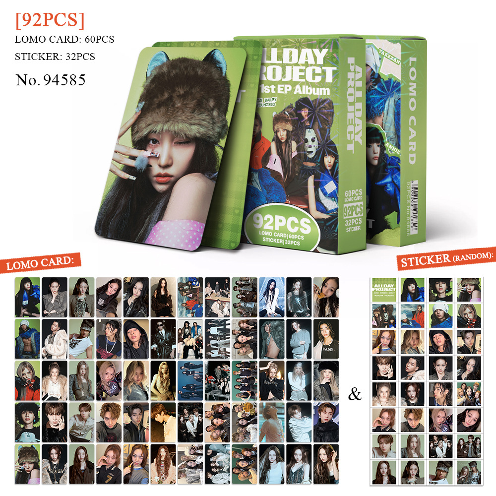 92Pcs/Set ALLDAY PROJECT Idol  - огляд і ціна Photography Portfolio