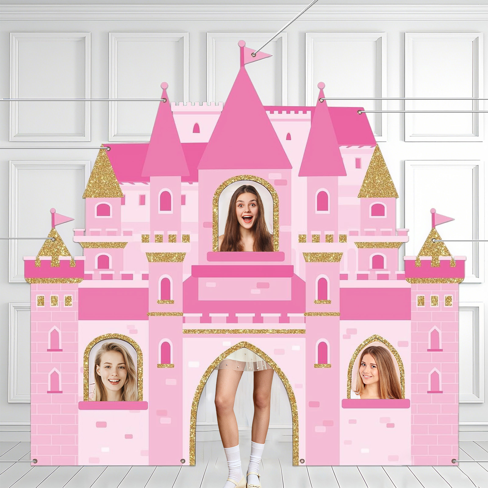 Pink Castle Party Photo Booth  - огляд і ціна Photography Aesthetic