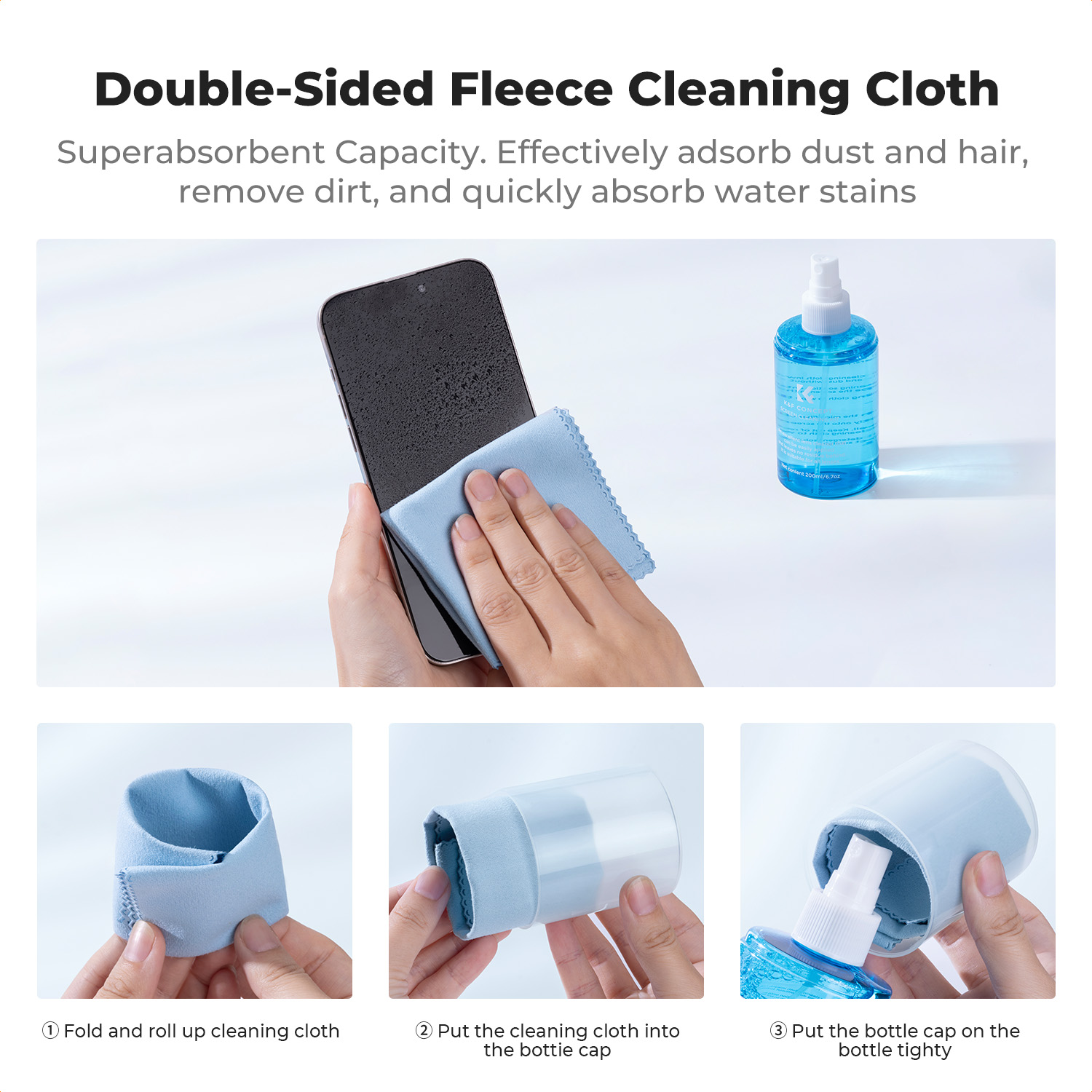 K&F CONCEPT 200ML Screen Clean - огляд і ціна Lens Cleaning Kit