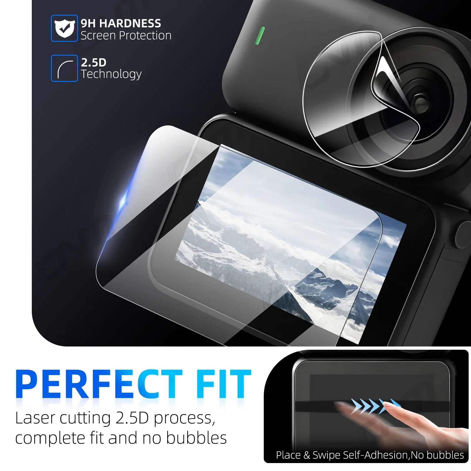 For DJI Osmo Nano 9H Tempered  - огляд і ціна Lens Cleaning Kit