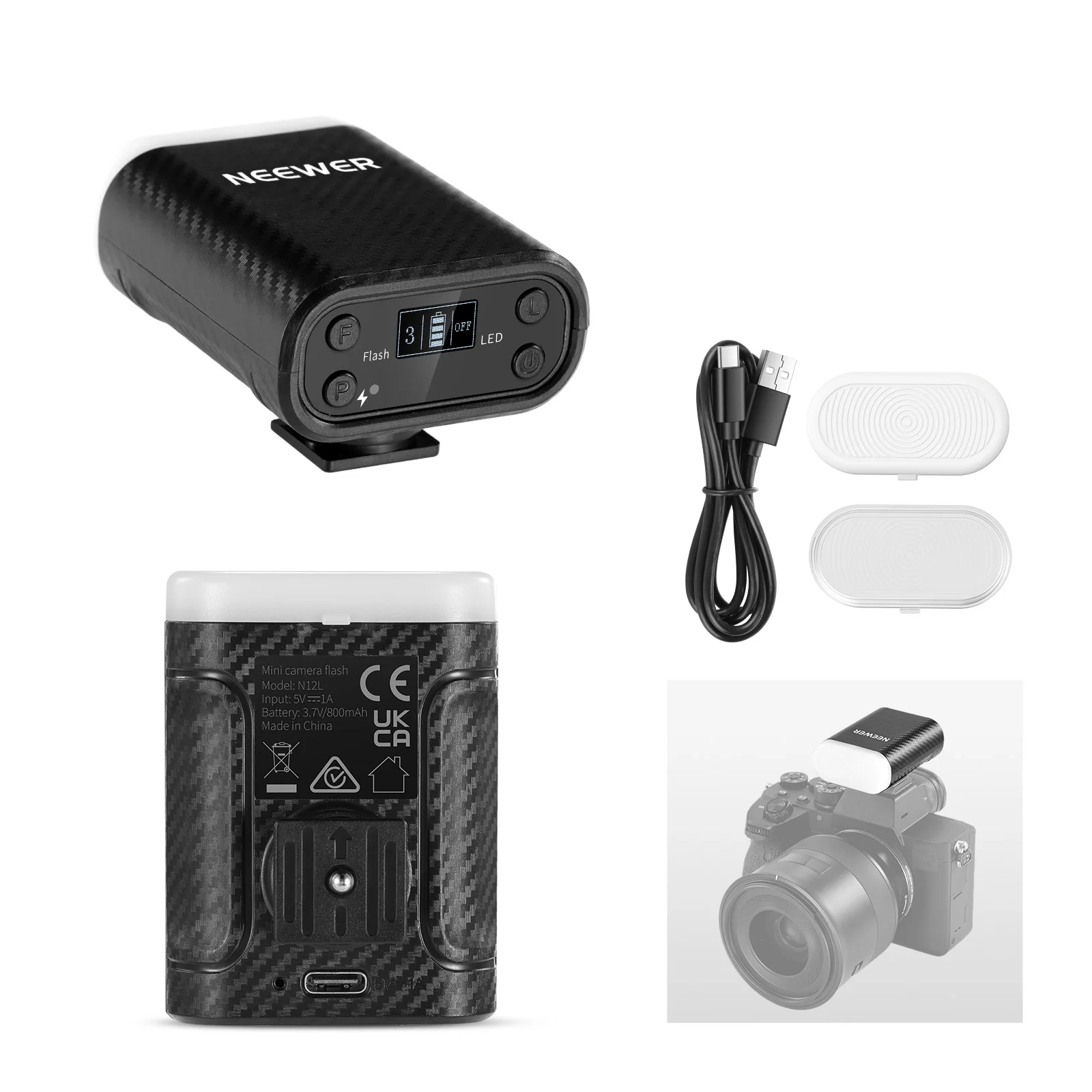 NEEWER N12L Mini Portable Spee - огляд і ціна Speedlite Flash External