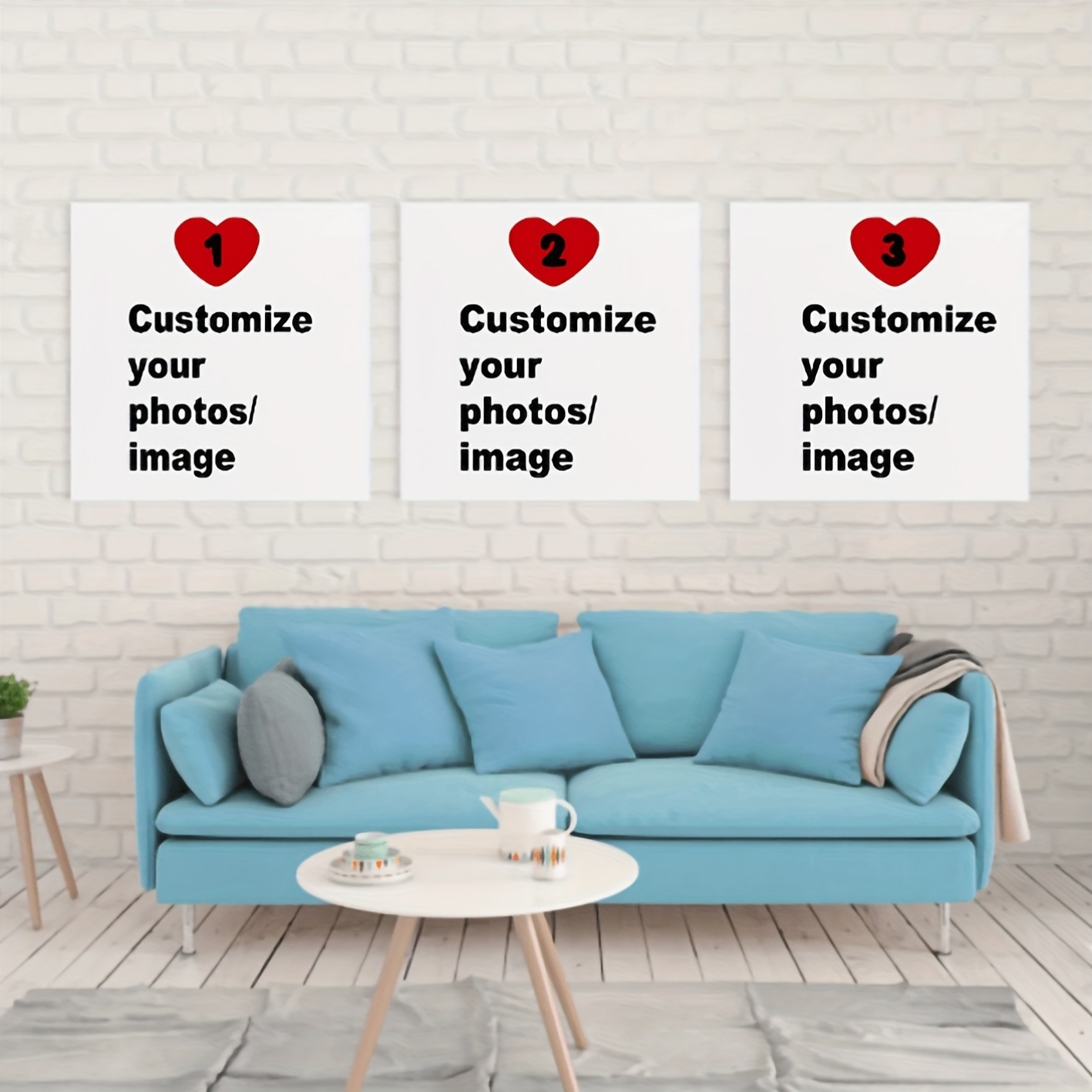 3pcs/set Custom Square Canvas  - огляд і ціна Photography Gallery