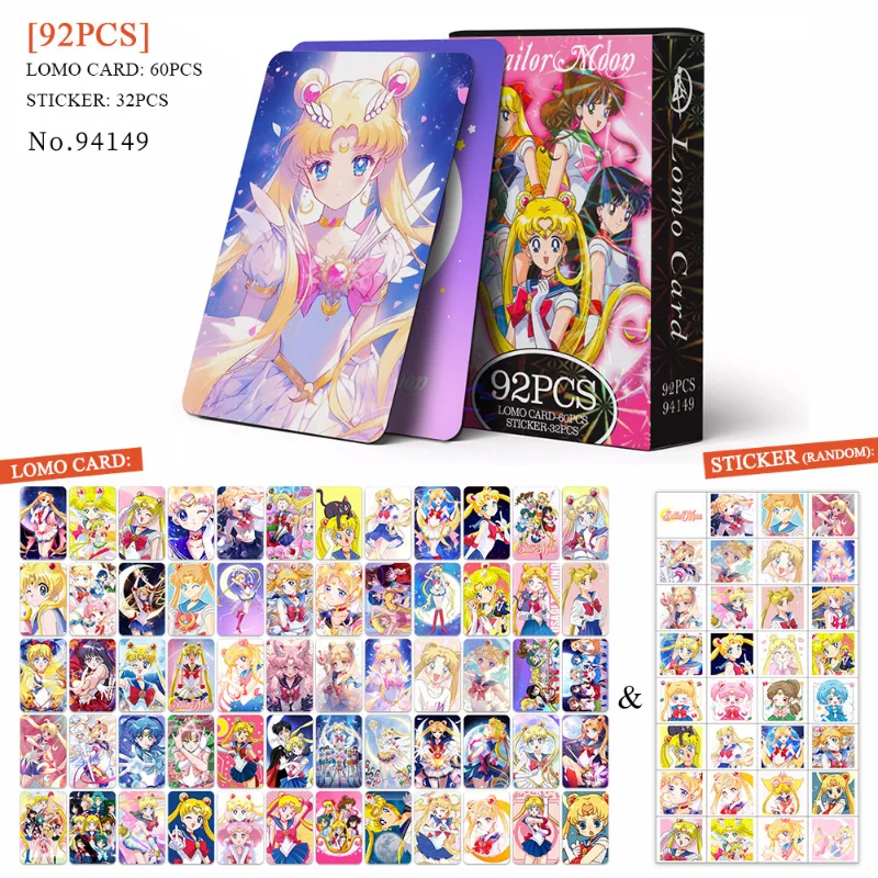 92pcs Sailor Moon New Lomo Car - огляд і ціна Photography Gallery