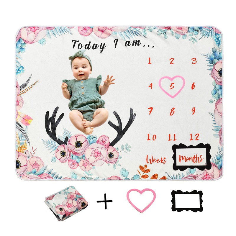 Digital Printed Flannel Milest - огляд і ціна Photography Day