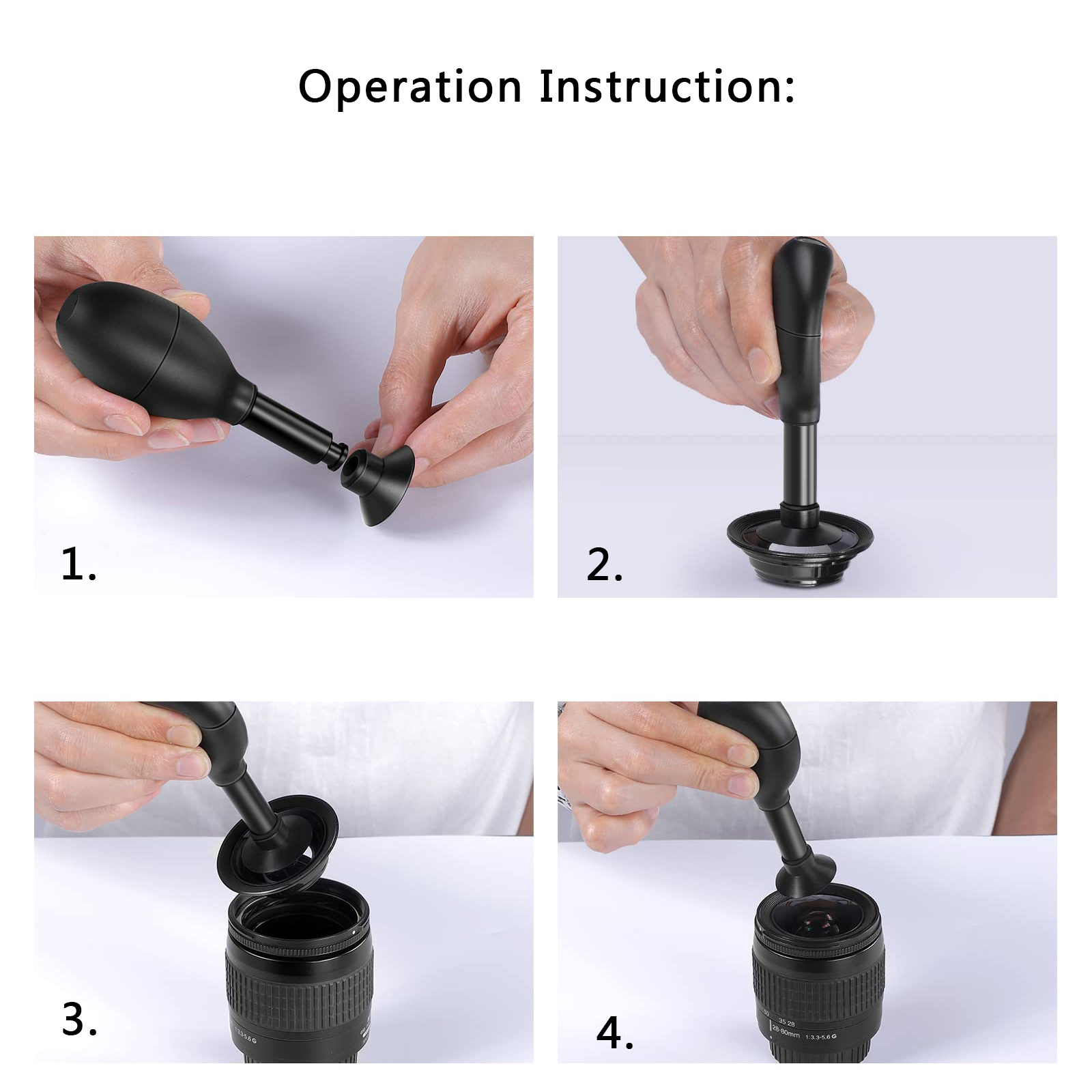 Lens Sucker Kit with 7 Suction - огляд і ціна Lens Cleaning Kit