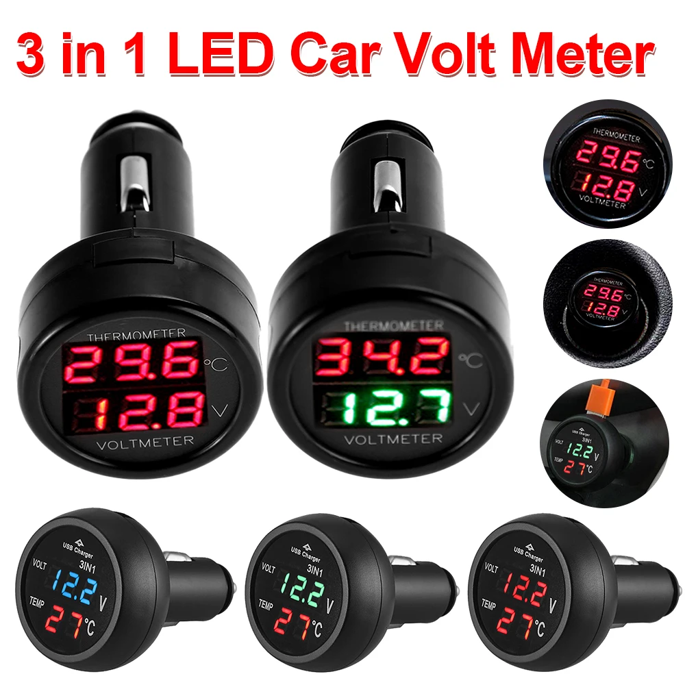 3 in 1 12/24V Car Volt Meter W - огляд і ціна Light Meter Incident