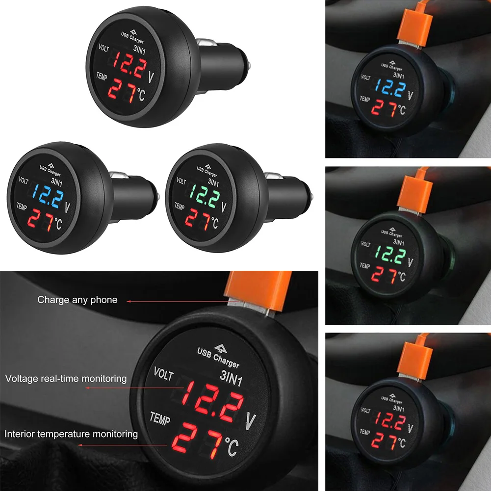 3 in 1 12/24V Car Volt Meter W - огляд і ціна Light Meter Incident