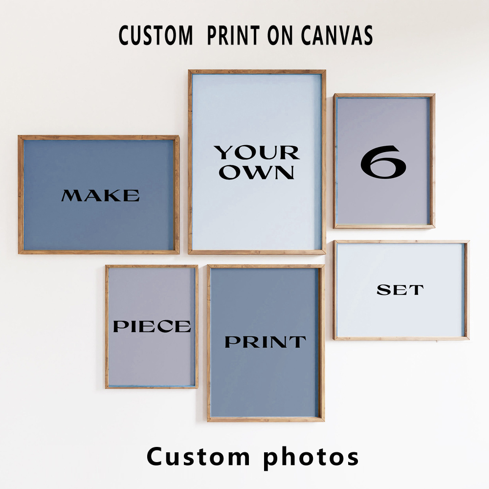 6pcs/set Custom Canvas Prints  - огляд і ціна Photography Gallery