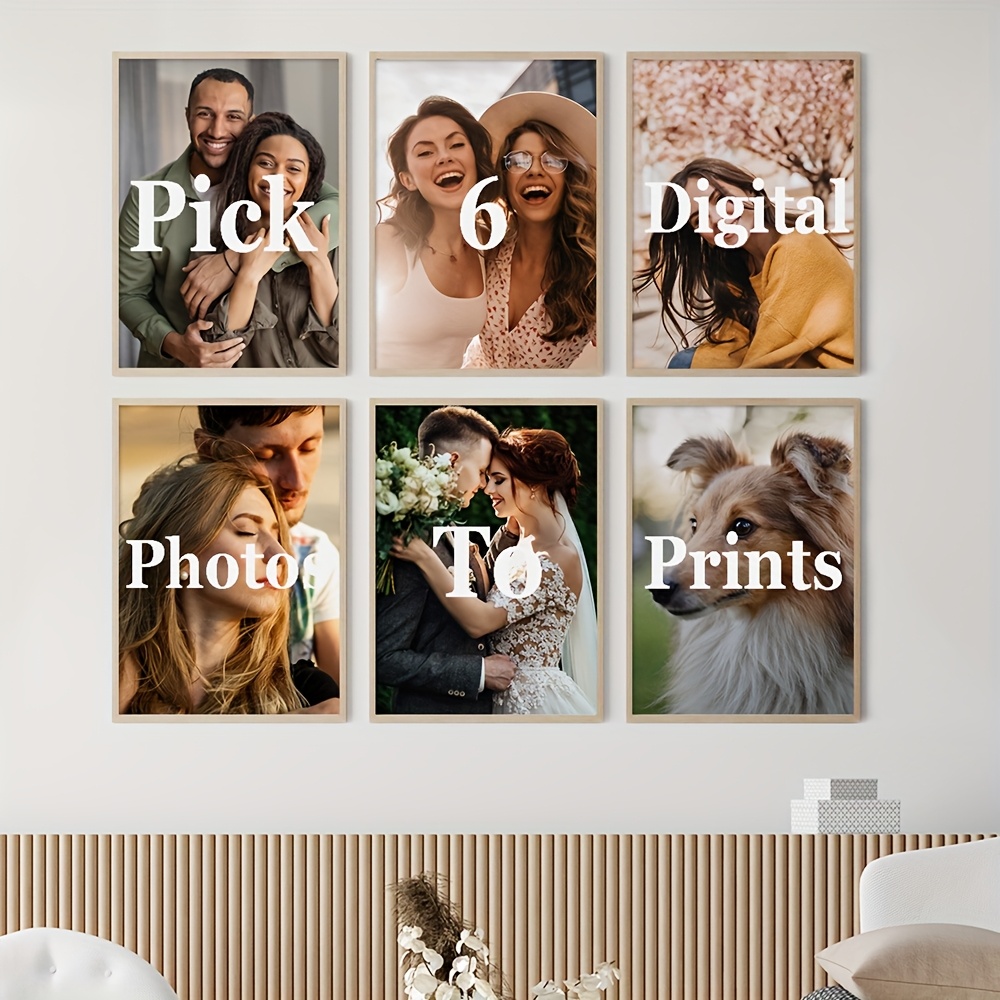 6pcs/set Custom Canvas Prints  - огляд і ціна Photography Gallery