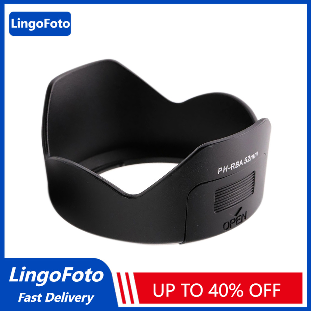 LingoFoto 52mm Camera Lens Hoo - огляд і ціна Lens Hood Petal