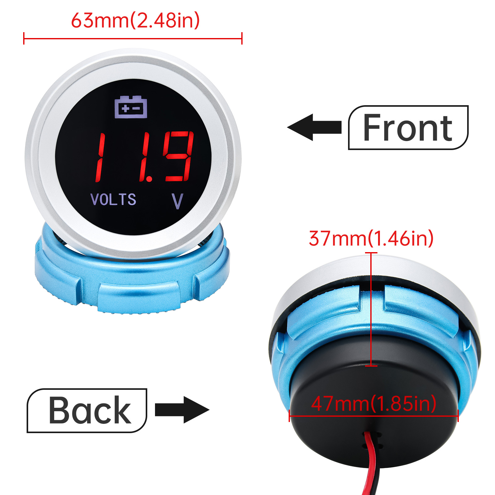 AD Universal Voltmeter 12V Wat - огляд і ціна Light Meter Incident