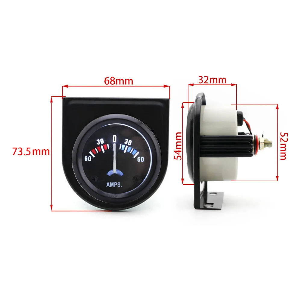 2Inch 52mm Car AMPS Meter 60-0 - огляд і ціна Light Meter Incident